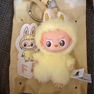 Authentic Pop Mart Pin for Love Labubu Letter F New